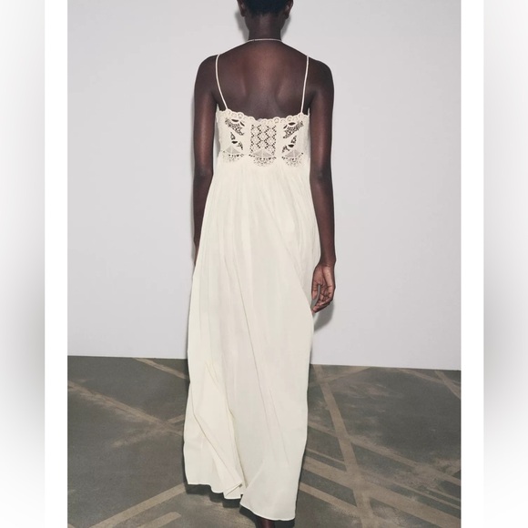Zara NWT ZW Collection crochet strap dress 6895/276 - Picture 9 of 11